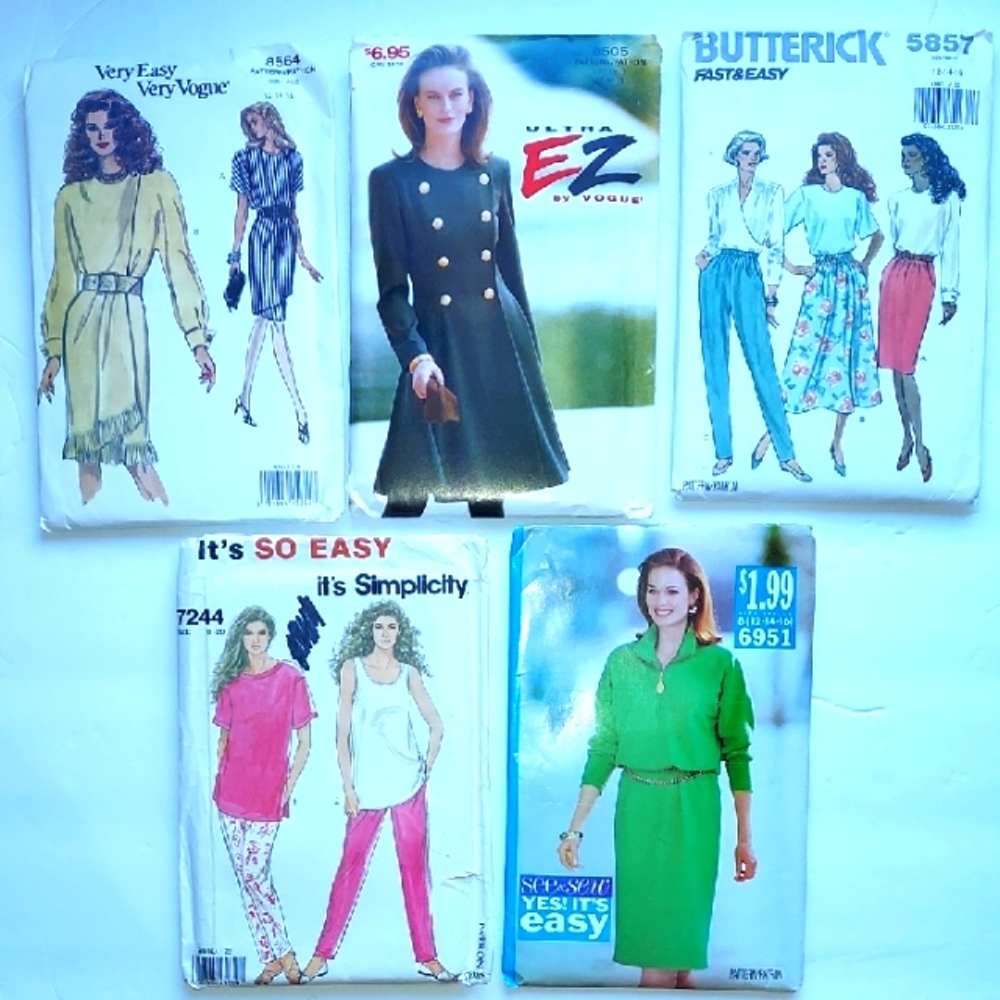 Vintage Sewing Pattern Collection - Vogue, Butterick, Simplicity